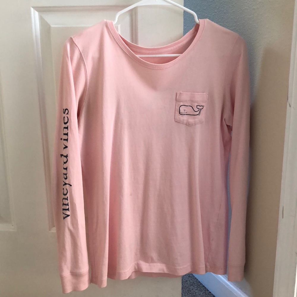 light pink vineyard vines long sleeve